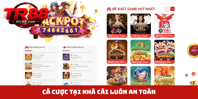 Cá cược tại nhà cái luôn an toàn